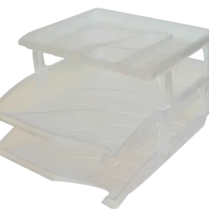 Home bantex optima desk set plastic letter tray